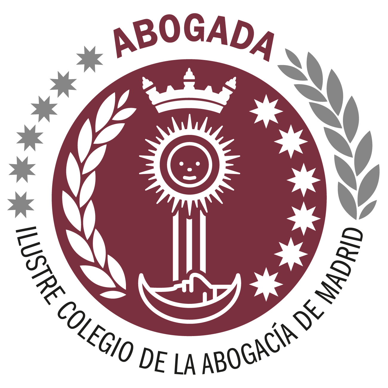 Sello de colegiada del ICAM